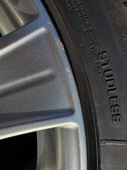 Originál alu kola Mercedes 5x112 R18 S-class zima - 6