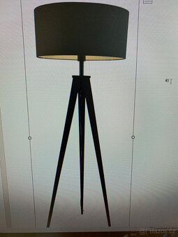 Stojací lampa černá, 49/158 cm - 6
