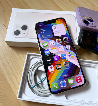 Apple Iphone 13 mini 128GB růžový / krásný stav / - 6