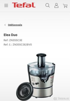 Tefal Elea Duo moštovač/odšťavňovač - 6
