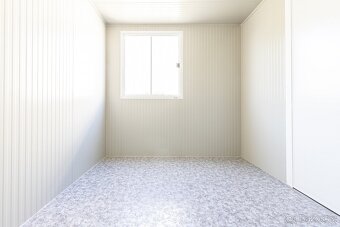 Kancelářkská obytná buňka - 2 místnosti, rozměr 6.1x2.4m - 6