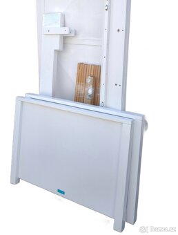 DOVOZ MOŽNÝ kvalitní pevná bílá postel Bopita Jonne 90x200 - 6