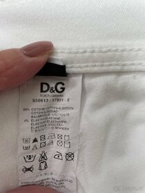 Dámské bílé džíny vel.31, D&G (Dolce&Gabbana) - 6