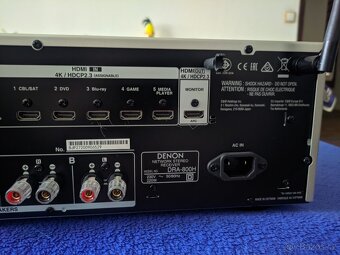 Stereo receiver Denon DRA-800H - stříbrný - 6