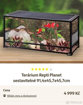 2 Krajty královské + terárium - 6
