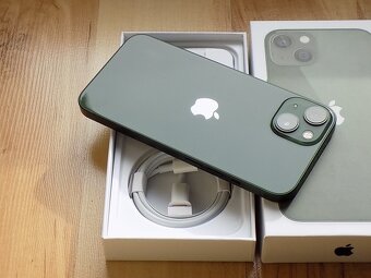 APPLE iPhone 13 128GB Green - ZÁRUKA - TOP STAV - 6