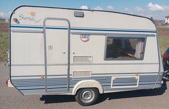 TEC TE360 - lehký karavan pro 2, držák na kola, 100kmh - 6