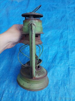 Stará petrolejová lampa Meva Czechoslovakia - 6