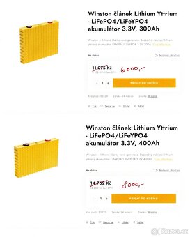LiFePO4 baterie Winston 260Ah, 300Ah, 400Ah (Nové) - 6