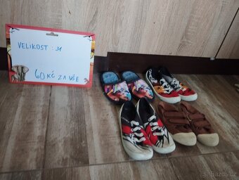 Boty kluk velikost 31,32,33 ,34 a brusle 24-31 a 29-32a - 6