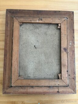 Obraz Krojovaný pár, olej na plátně 65x55 - 6
