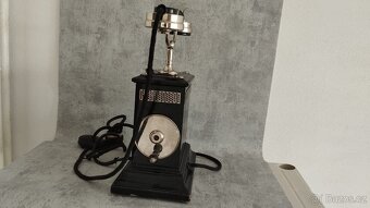 Starý švédský orig.telefon na kliku (2 kliky) velký těžký - 6