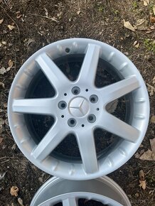 Prodám alu Mercedes 5x112 r17 dvourozměr - 6