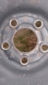 4x ORIGINÁLNÍ ocelové disky 5x100 R15 6J ET38 – VW/Škoda (TO - 6