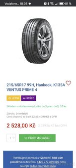 Skoro úplně nové pneumatiky najeto pouze 1000 km - 6