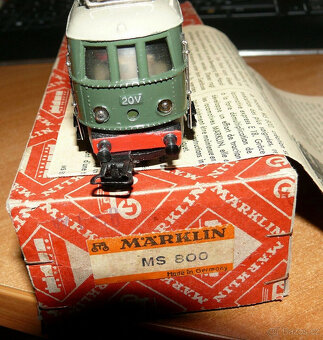 Märklin MS 800, elektrická lokomotiva BR 18, DB, z roku 1951 - 6
