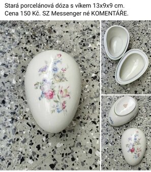 Doplňky,dekorace, porcelán a sklo. Ceny viz fota. - 6