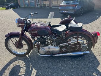 Triumph Speed Twin 500 OHV 1955 + sidecar - 6