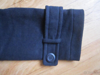 Vlněný kabát vel. M/38, tmavě modrý, výborný stav - 6