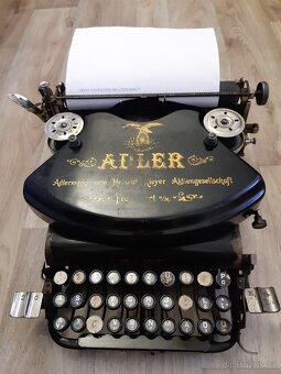 historický psací stroj Adler - No.7 - 6