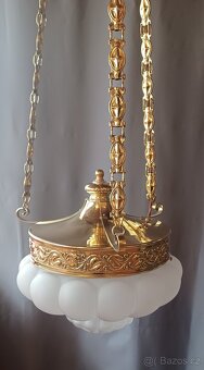 Secesní salonkový lustr - 6