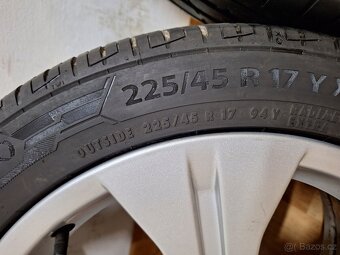 Alu kola R17 5x114,3 Renault + letní pneu 225/45/17 - 6