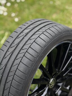 Letní černá kola - 215/40R17 (Disky + Gumy) - 6