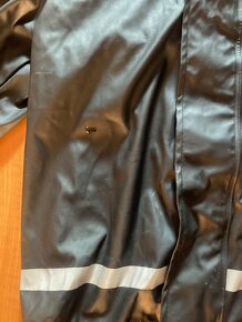 Nepromokavý set kalhoty s laclem+bunda s kapucí, vel.122/128 - 6