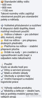 Ruční paletovy vozík - 6