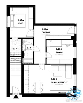 Prodej, byt 3+kk, 68 m2 - Olomouc - Hodolany, ev.č. 00555 - 6