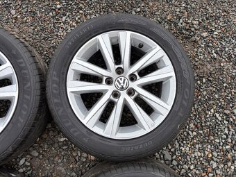 Original letní kola Volkswagen 5x100 6J ET40 195/55 R15 - 6