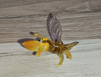 Skleněná figurka exotický ptáček - 6