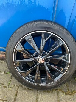 Alu disky ŠKODA RAPID,FABIA R16 (černé orig.) - 6