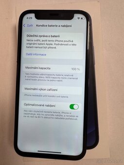 Apple iPhone 12 mini 64gb kondice baterie 100% s kabelem měn - 6