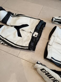 Dainese Stripes-Dámská Pánská kožená moto kombinéza, dvoudíl - 6
