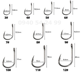 Rybolov - háčiky na ryby - 6