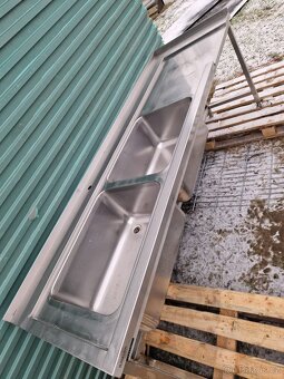 Nerezový stul dvoudřez  - 6