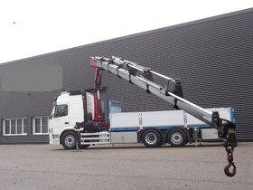 8370 Volvo FM 500 - 6x2 – Valník + HR-HMF 3220-K7 32 t/m – E - 6