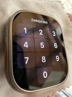 Apple watch ultra 2 cellular titanium cade Blue ocean band - 6