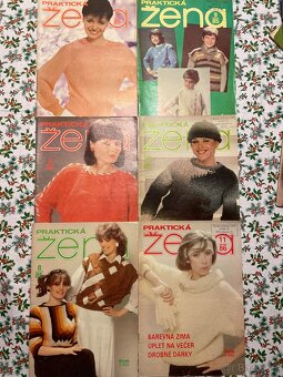 Retro časopisy Praktická žena roky 1975-1991 - 6