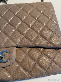 Originální kabelka Chanel 2.55 Jumbo, kaviárová kůže - 6