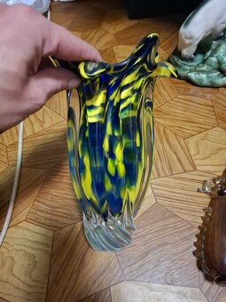 Váza hutní sklo - 6