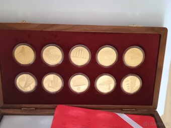 Kompletní sada mincí Mosty 2011-2015 Proof - 6