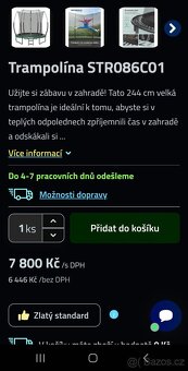 Nová dětská trampolína v originálním balení - 6