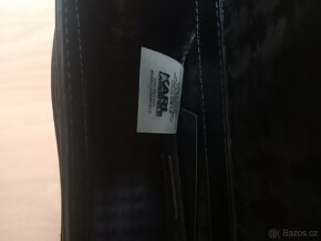 Karl Lagerfeld vysoce luxusní kožená crossbody - 6