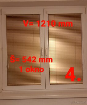 Žaluzie vnitřní-interiérové +síta do oken  - 6