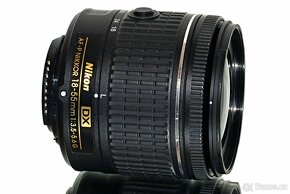 Nikon AF-P Nikkor 18-55mm + UVfiltr + clona TOP STAV - 6