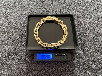 Zlaty naramok pilka 14k 585/1000 100g - 6