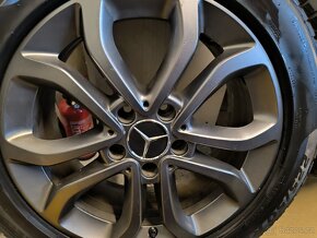 ALU kola Mercedes C 5x112 r17 Originál, Zimní 6mm+TPMS - 6