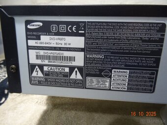 COMBO DVD-VIDEO REKORDER SAMSUNG DVD-VR370 - 6